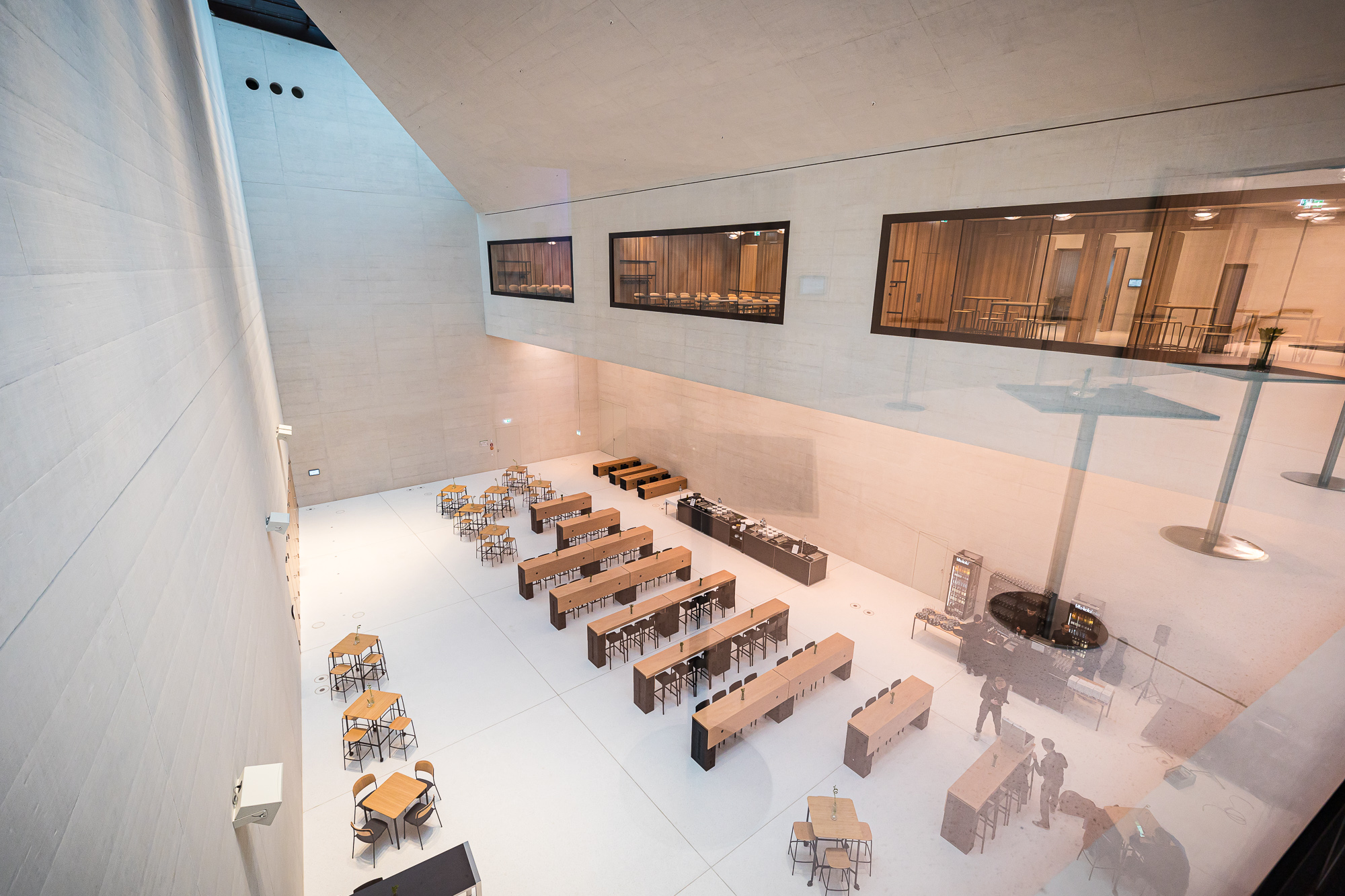 Blick von oben im HCC